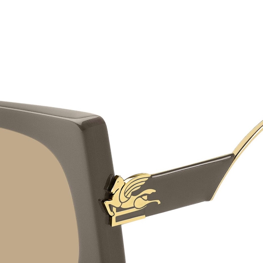 ETRO Sunglasses ETRO0026/S 079U70 Oversized Square Mud Color Frame New Authentic - Picture 4 of 9